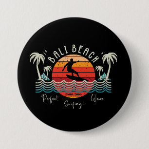 Badge Rond 7,6 Cm Plage de Bali