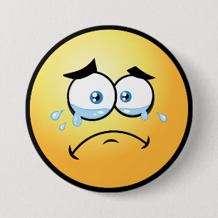 Badge Rond 7,6 Cm Plein d'Emoji
