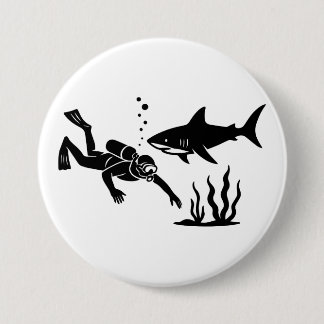 Badge Rond 7,6 Cm Plongée en scaphandre