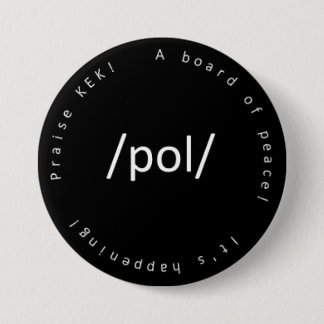 BADGE ROND 7,6 CM /POL/