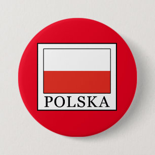 Badge Rond 7,6 Cm Polska