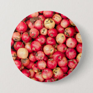 Badge Rond 7,6 Cm Pommes biologiques