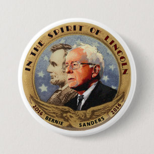 Badge Rond 7,6 Cm Ponceuses et Abe de Bernie