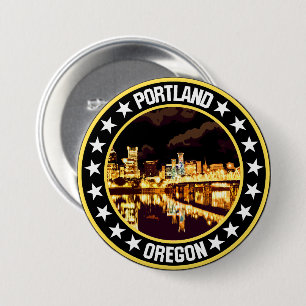 Badge Rond 7,6 Cm Portland