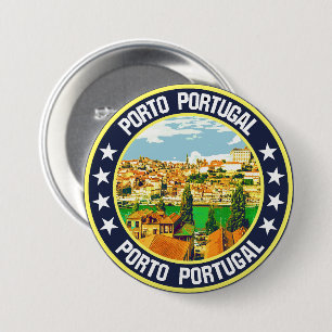 Badge Rond 7,6 Cm Porto                                             