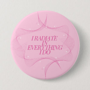 Badge Rond 7,6 Cm Positif, Spirituel, Inspirant, Motivant 