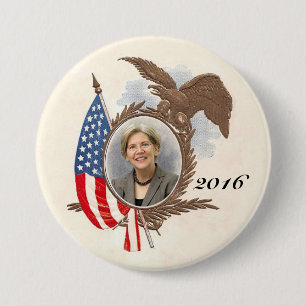 Badge Rond 7,6 Cm Pour des terriers de président en 2016 Elizabeth