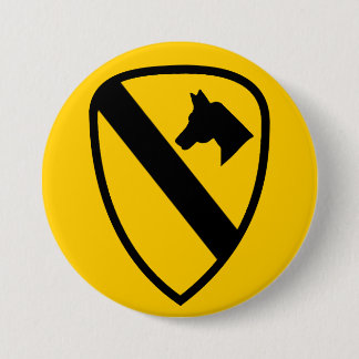 Badge Rond 7,6 Cm Première cavalerie