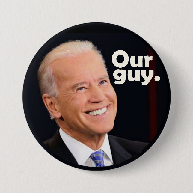 Badge Rond 7,6 Cm Président 2016 de Joe Biden (Devant)