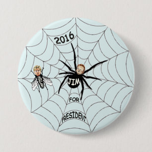Badge Rond 7,6 Cm Président de JIM Webb en 2016