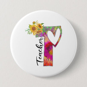 Badge Rond 7,6 Cm Professeur d'art