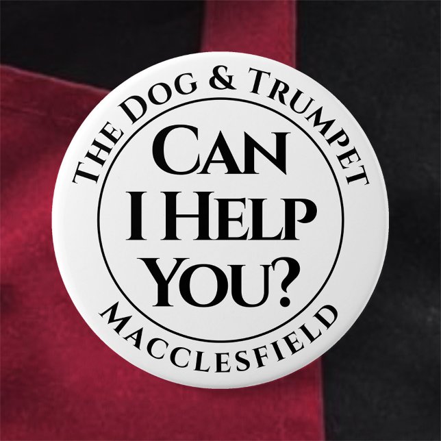 Badge Rond 7,6 Cm Puis-Je Vous Aider ? Bouton d'insigne (Créateur téléchargé)