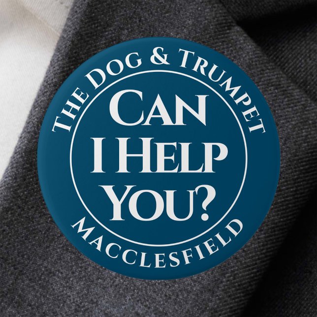 Badge Rond 7,6 Cm Puis-Je Vous Aider ? Bouton d'insigne (Créateur téléchargé)