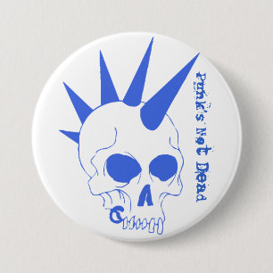 Badge Rond 7,6 Cm Punk non mort