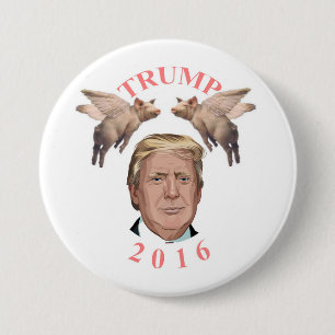 Badge Rond 7,6 Cm Quand les porcs volent…