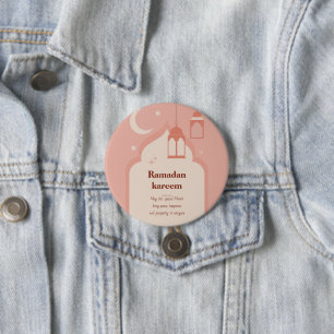 Badge Rond 7,6 Cm Ramadan Kareem