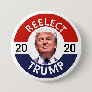 BADGE ROND 7,6 CM RÉÉLISEZ L'ATOUT 2020