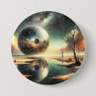 Badge Rond 7,6 Cm Réflexions sur le chaos