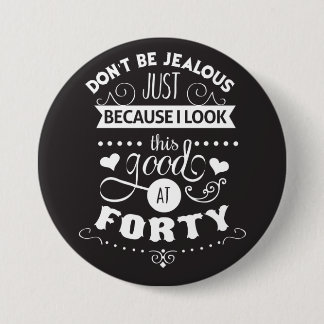 Badge Rond 7,6 Cm Regardez bien Quarty