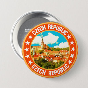 Badge Rond 7,6 Cm République tchèque