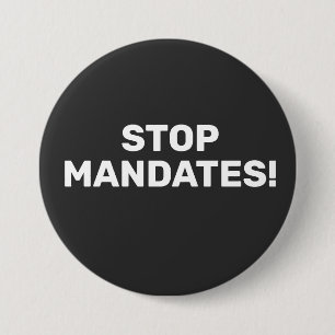 Badge Rond 7,6 Cm Résistance à l'absence de mandat