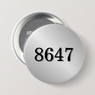 Badge Rond 7,6 Cm Résistance simple 8647