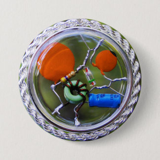 Badge Rond 7,6 Cm Résonateur de sorcière quantique