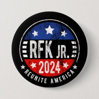 Badge Rond 7,6 Cm Robert Kennedy, Jr. pour Président 2024