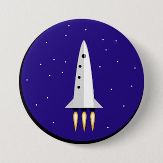 Badge Rond 7,6 Cm Rocket Science
