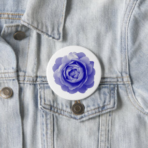 Badge Rond 7,6 Cm Rose bleu