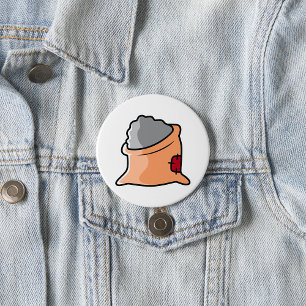 Badge Rond 7,6 Cm Sac de ciment matériau de construction
