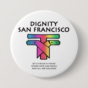 Badge Rond 7,6 Cm Saint Francis LGBTQ