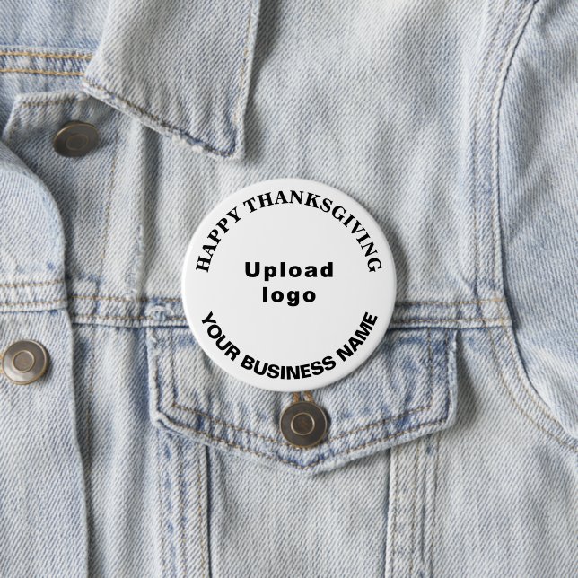 Badge Rond 7,6 Cm Salutation d'action de grâces d'entreprise sur le  (En situation)