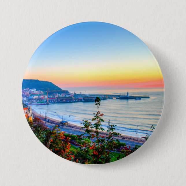 Badge Rond 7,6 Cm Scarborough (Devant)