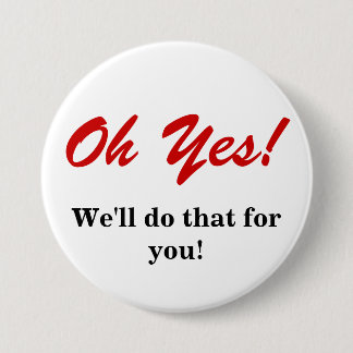 Badge Rond 7,6 Cm Service à la clientèle