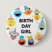 Sesame Street Confetti Anniversaire Fille