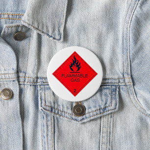 Badge Rond 7,6 Cm Signal d'avertissement de danger Étiquette de la s