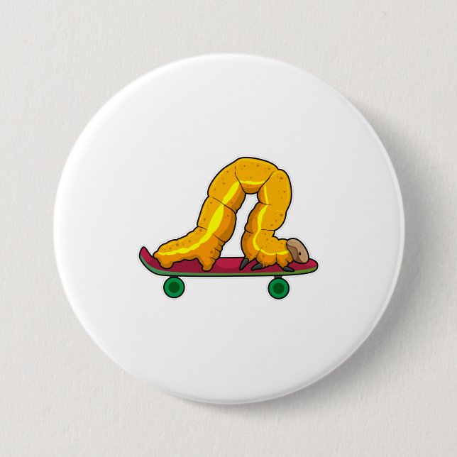 Badge Rond 7,6 Cm Skate (Devant)
