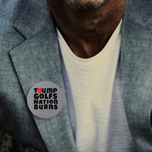 Badge Rond 7,6 Cm slogan de protestation anti-Trump