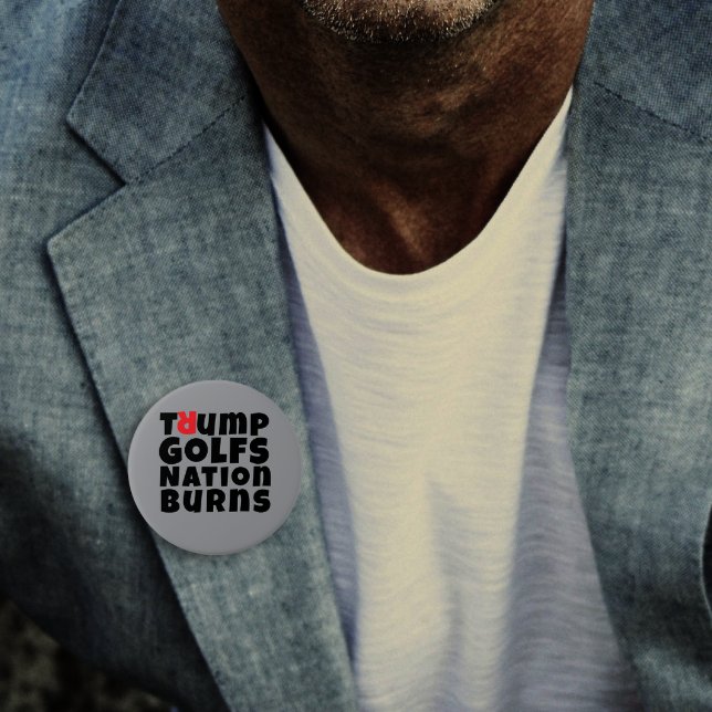 Badge Rond 7,6 Cm slogan de protestation anti-Trump (Créateur téléchargé)