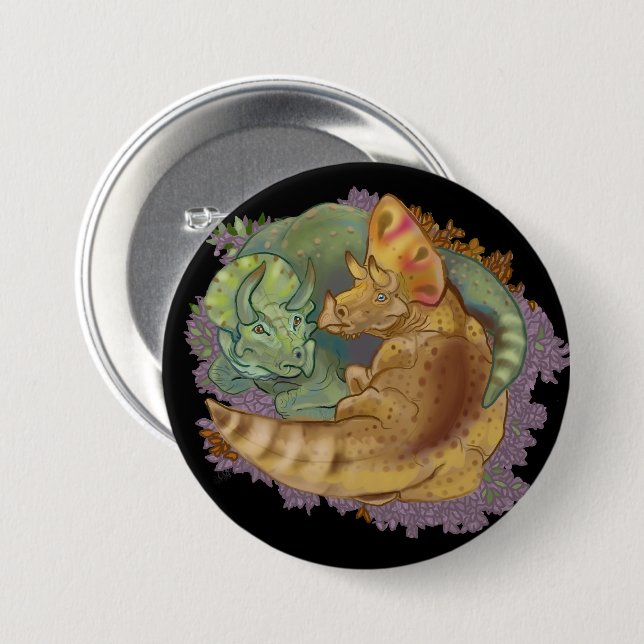 Badge Rond 7,6 Cm Snuggles (Devant & derrière)