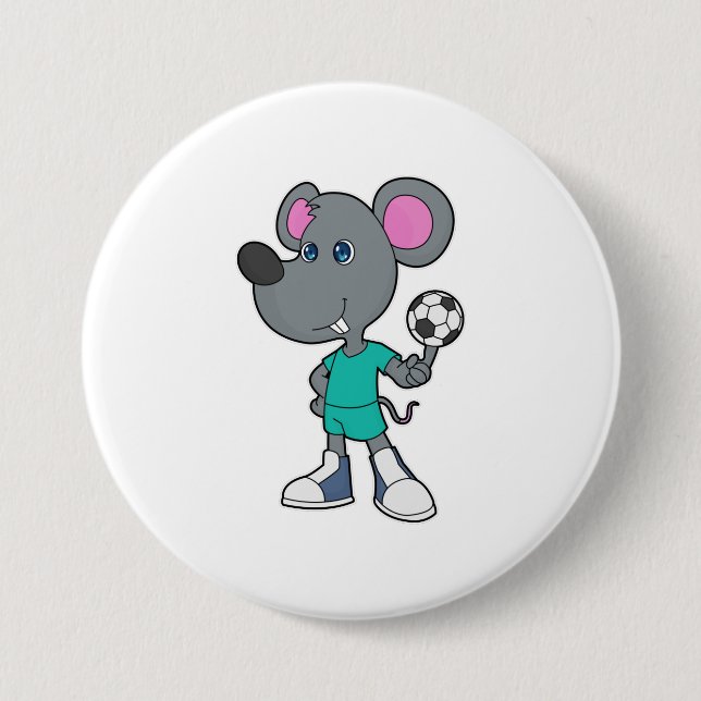 Badge Rond 7,6 Cm Soccer Soccer (Devant)