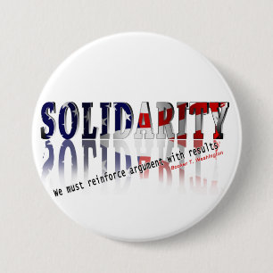 Badge Rond 7,6 Cm Solidarité BT