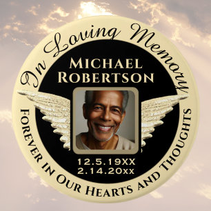 Badge Rond 7,6 Cm Souvenir de la photo In Love