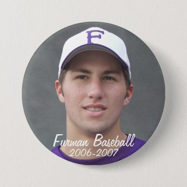 Badge Rond 7,6 Cm StembridgeW2007Mug, Furman Baseball, 2006-2007 (Devant)
