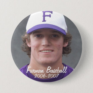 Badge Rond 7,6 Cm StembridgeW2007Mug, Furman Baseball, 2006-2007
