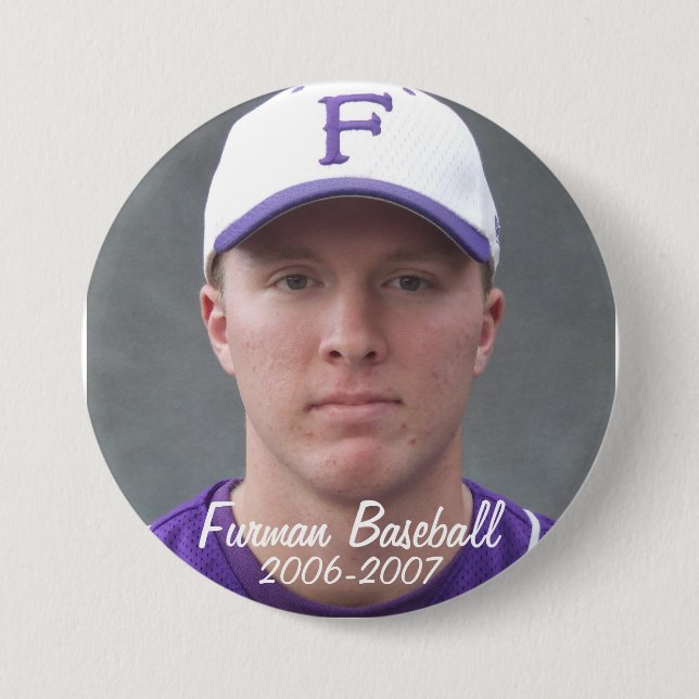 Badge Rond 7,6 Cm StembridgeW2007Mug, Furman Baseball, 2006-2007 (Devant)