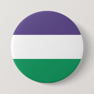 Badge Rond 7,6 Cm Suffragette Flag
