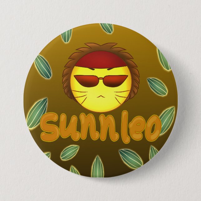 Badge Rond 7,6 Cm Sunnleo (Devant)