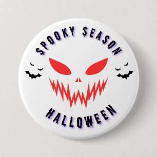 Badge Rond 7,6 Cm T-shirt graphique avec masque d'Halloween de la sa